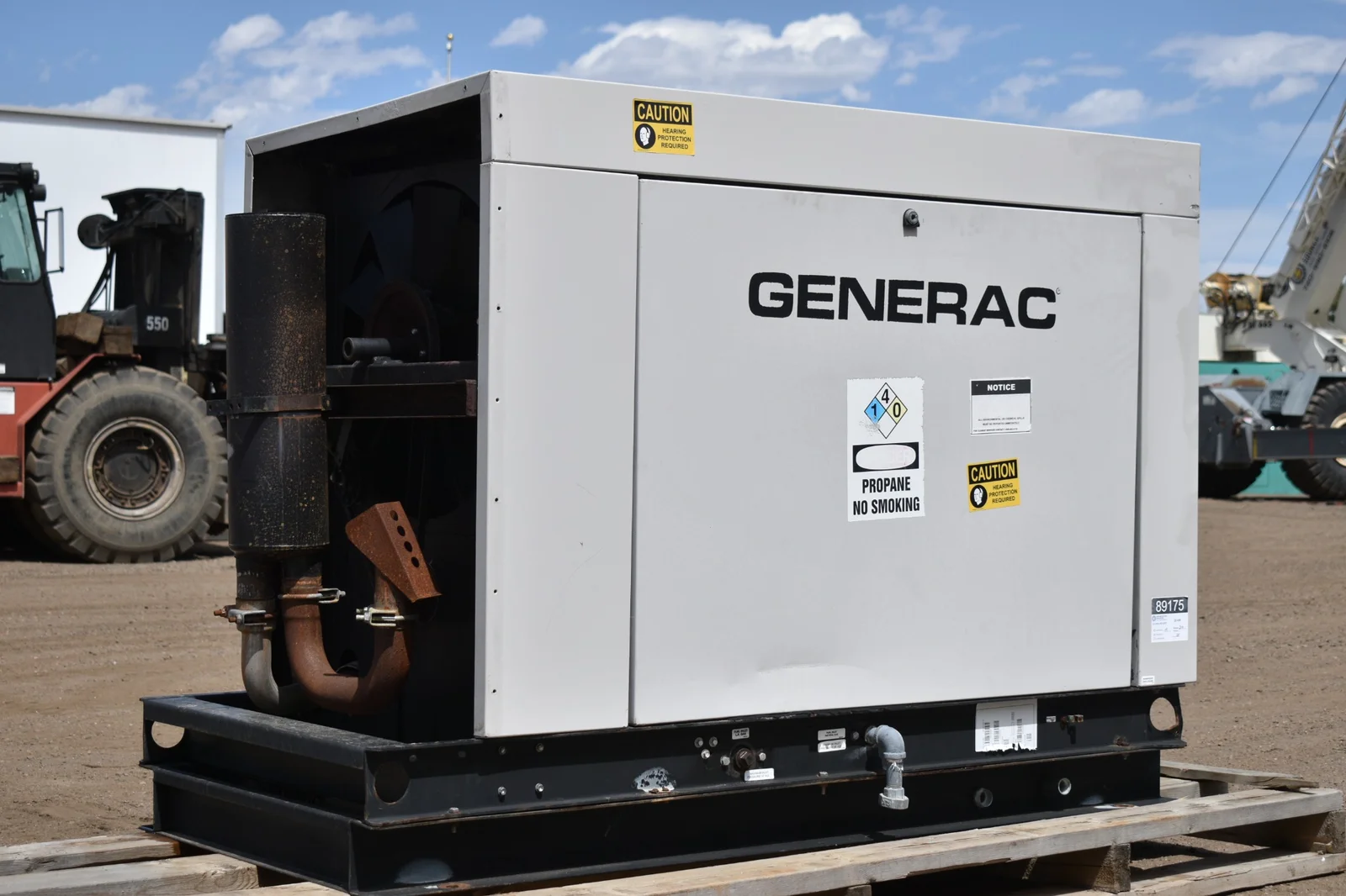 35kw dual fuel generac generator