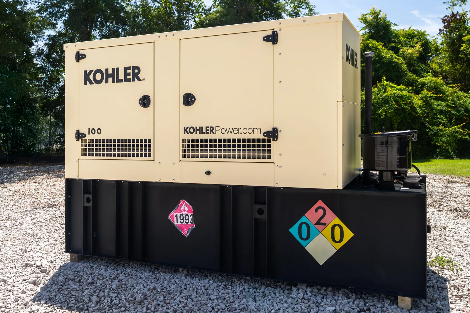 2 100kw kohler industrial generator unit 092448 exterior