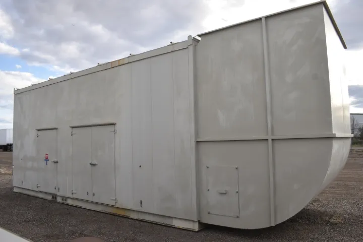 2 2250kw cummins industrial generator unit 090103 exterior