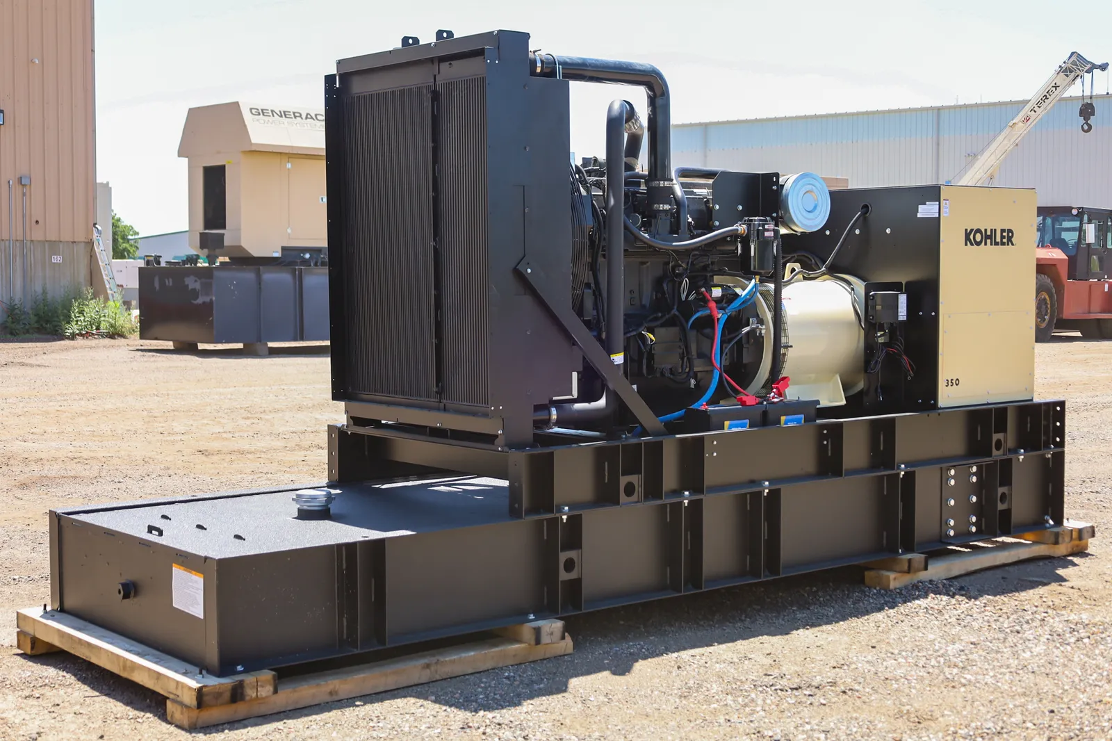 2 350kw kohler industrial generator unit 092467 exterior