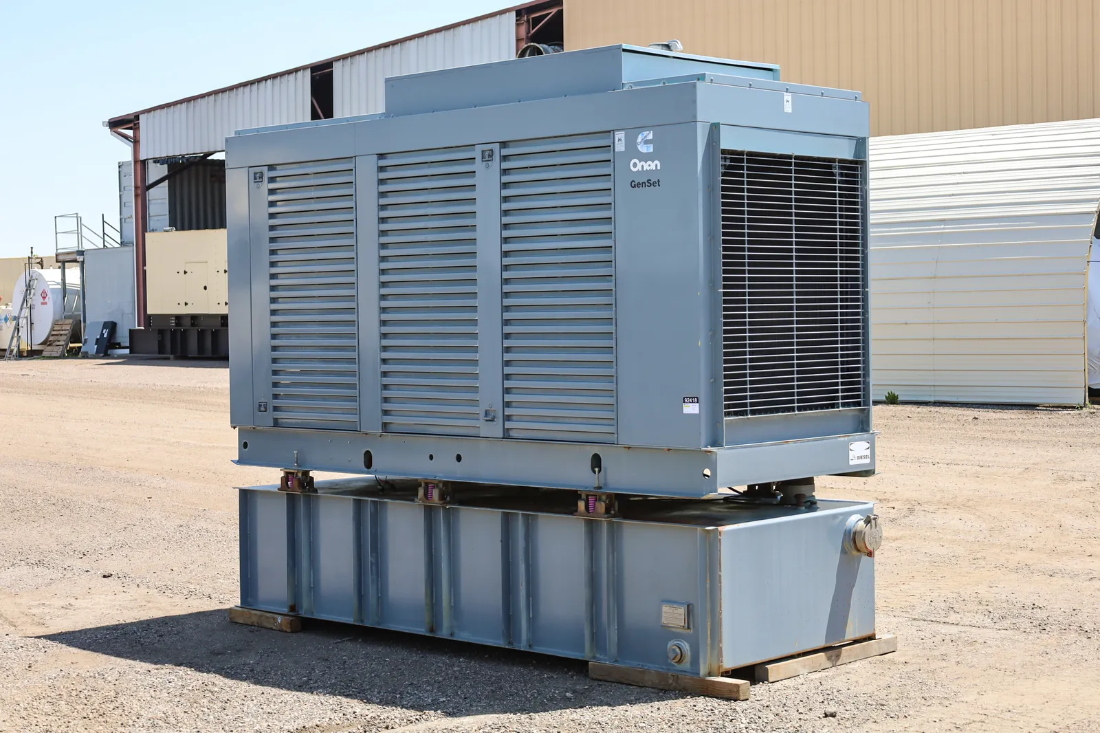 2 450kw cummins industrial generator unit 092418 exterior