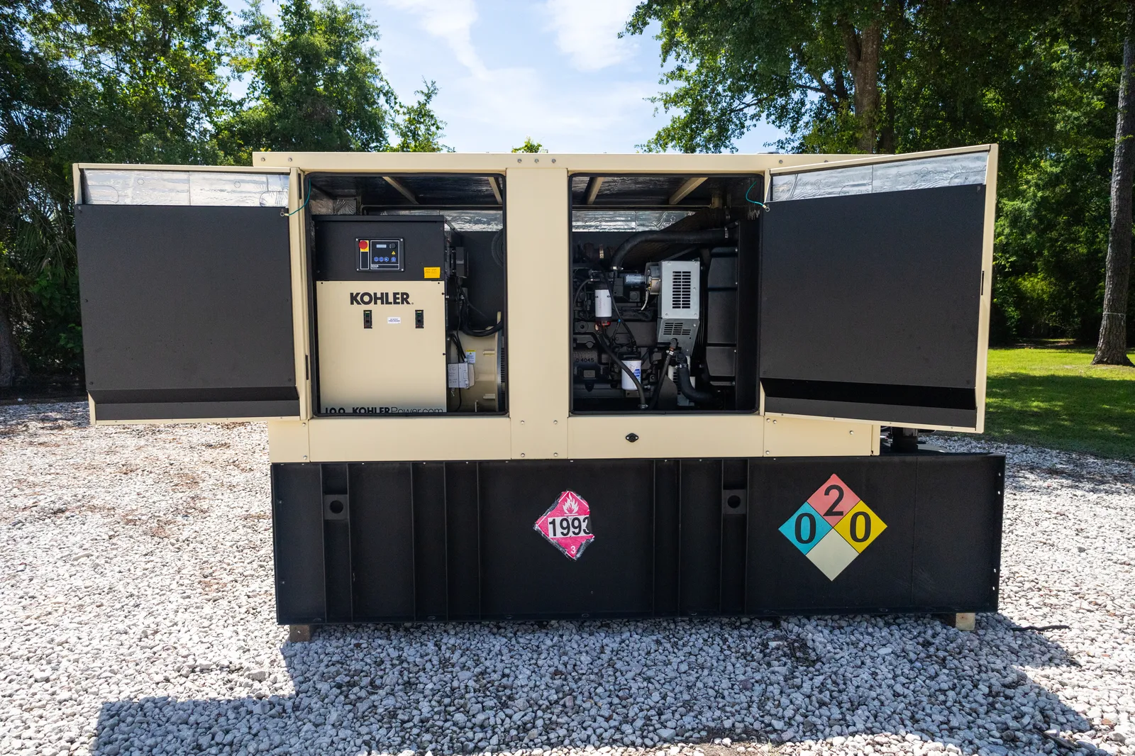 3 100kw kohler industrial generator unit 092448 engine
