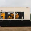 3 1250kw caterpillar industrial generator unit 092456 engine