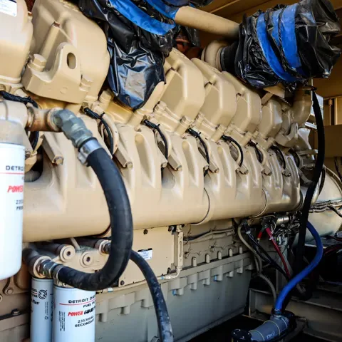 3 1750kw mtu industrial generator unit 089598 engine