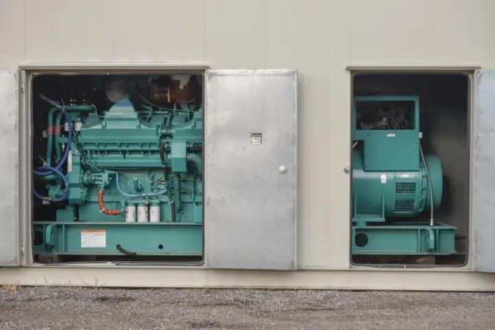 4 2250kw cummins industrial generator unit 090103 engine