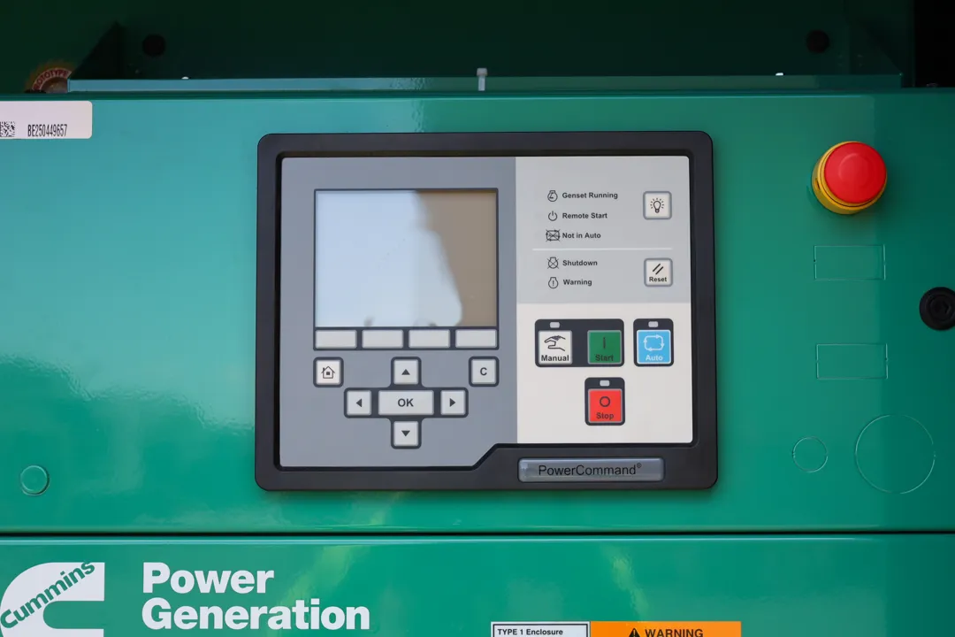 5 500kw cummins industrial generator unit 091486 control panel