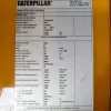 6 1250kw caterpillar industrial generator unit 092456 data tag