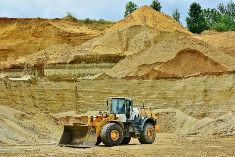 industrial mining operation