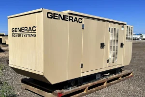 1 30kw generac industrial generator unit 089456 exterior