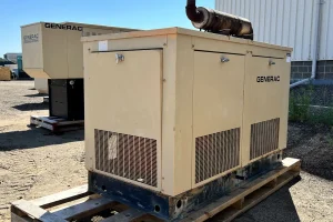 1 30kw generac industrial generator unit 089457 exterior