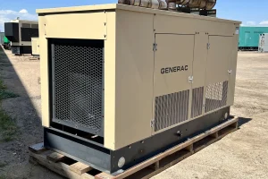 1 30kw generac industrial generator unit 089458 exterior