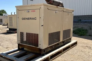 1 30kw generac industrial generator unit 089459 exterior