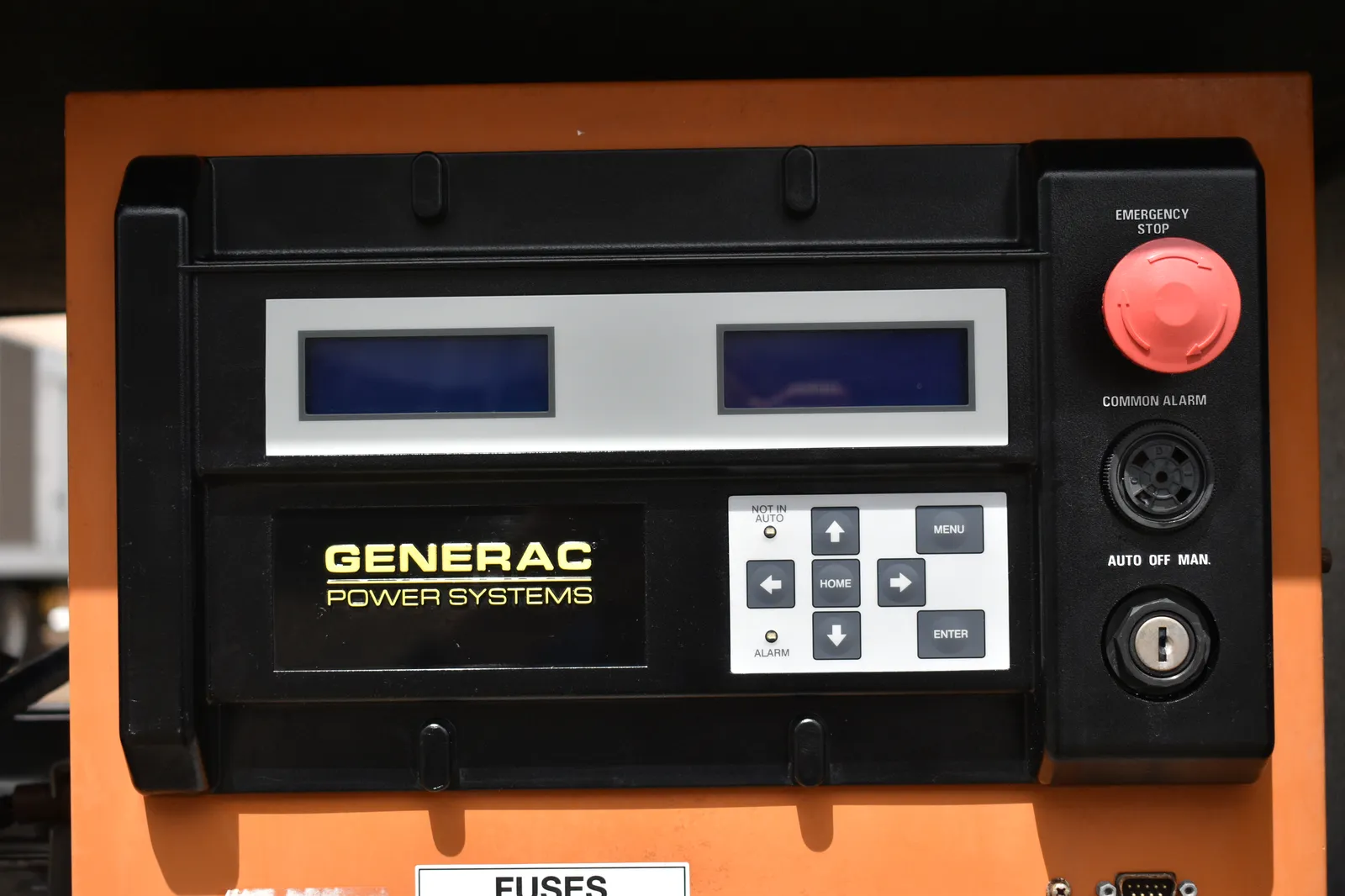5 35kw generac industrial generator unit 089175 control panel