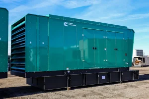 1 1000kw cummins industrial generator unit 090354 exterior