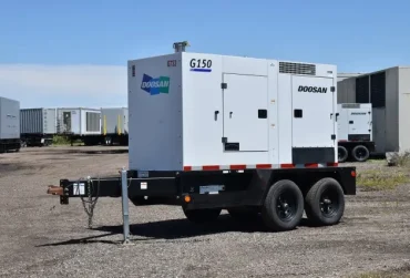 124kW Doosan industrial generator for sale by Generator Source