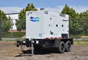 124kW Doosan industrial generator for sale by Generator Source