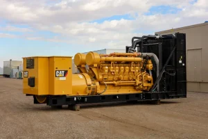 1 2000kw caterpillar industrial generator unit 091773 exterior