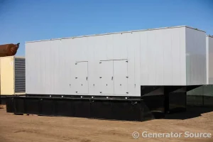 1 2000kw cummins industrial generator unit 092159 exterior