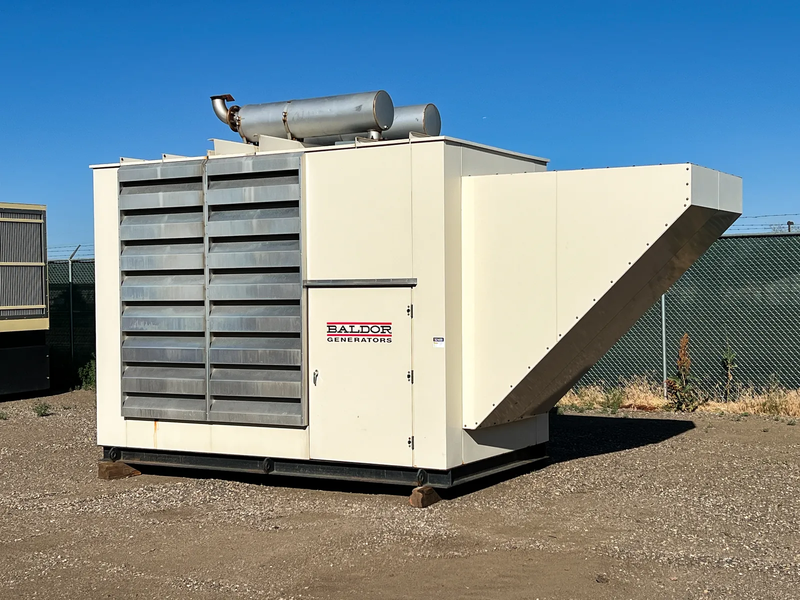 1 217kw baldor industrial generator unit 092468 exterior
