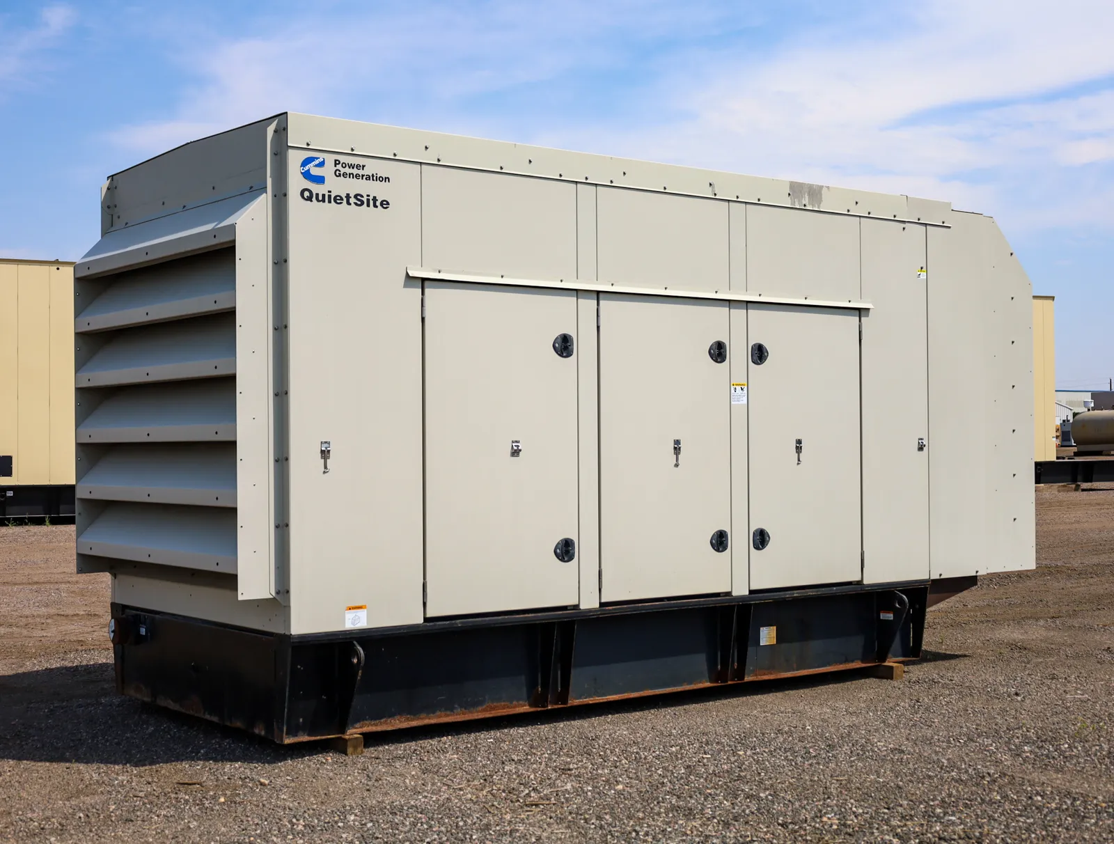 1 350kw cummins industrial generator unit 092653 exterior