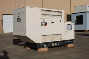 1 50kw caterpillar industrial generator unit 090410 exterior