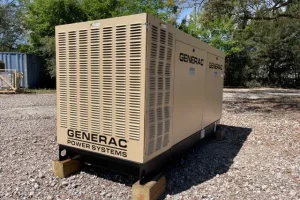 1 70kw generac industrial generator unit 089664 exterior