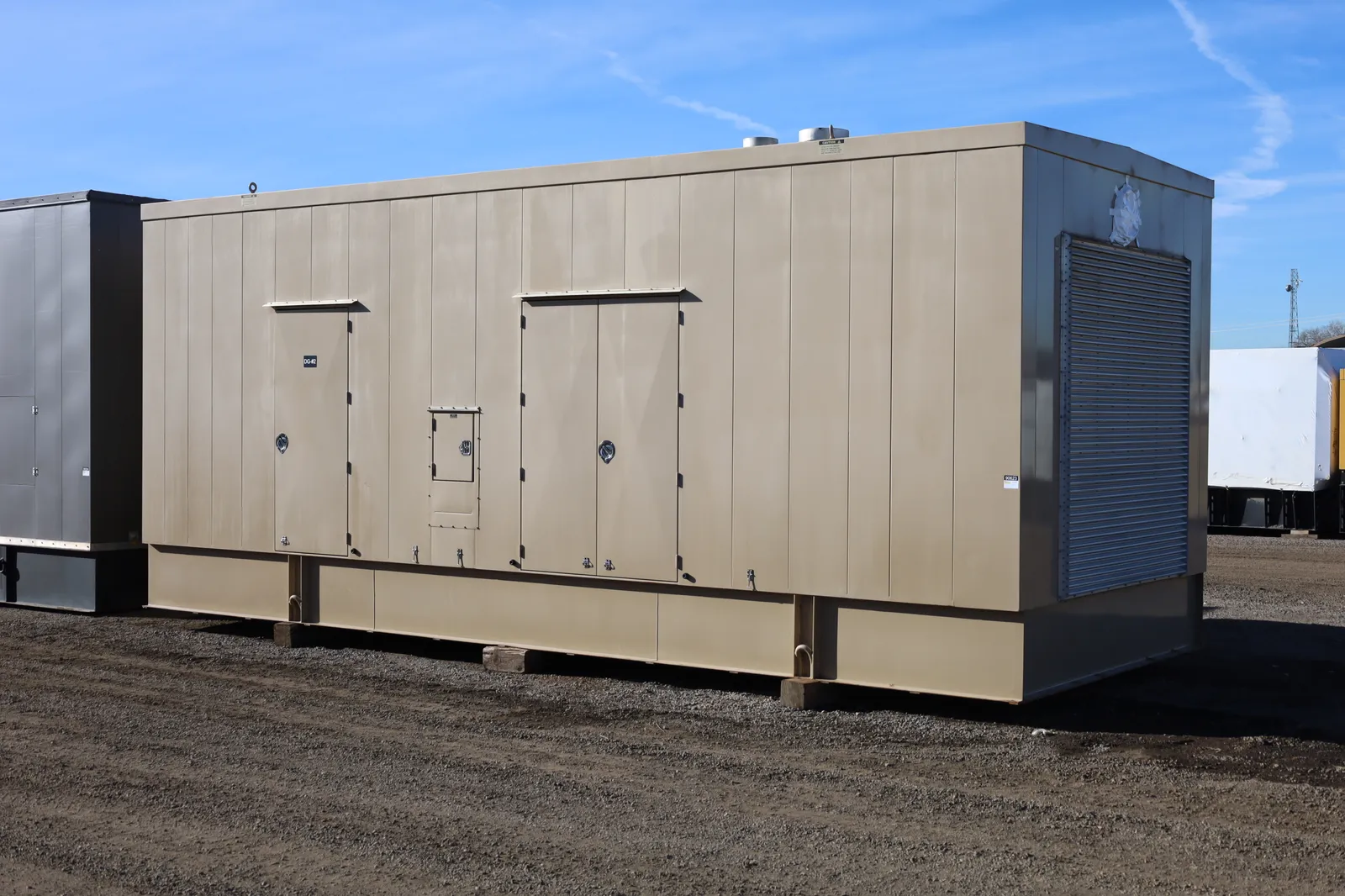 2 1000kw kohler industrial generator unit 090623 exterior