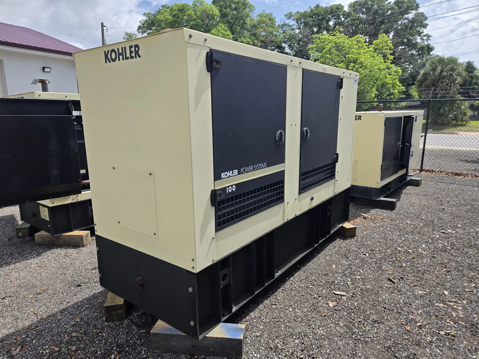 2 100kw kohler industrial generator unit 092269 exterior