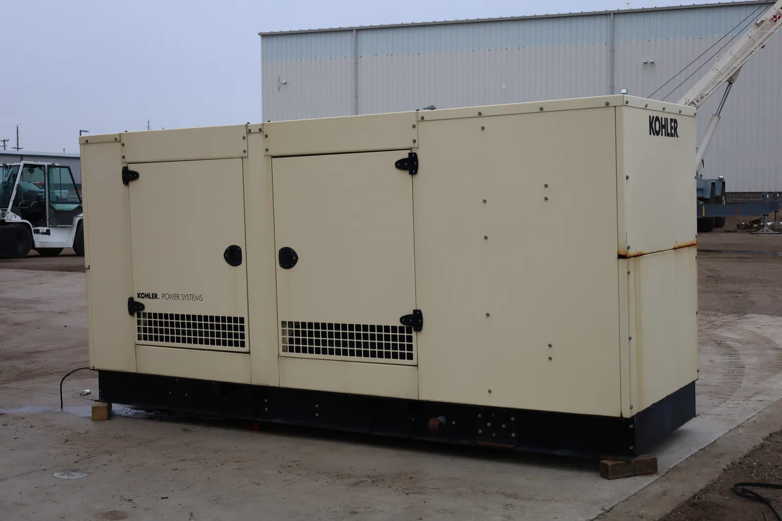 2 125kw kohler industrial generator unit 092031 exterior