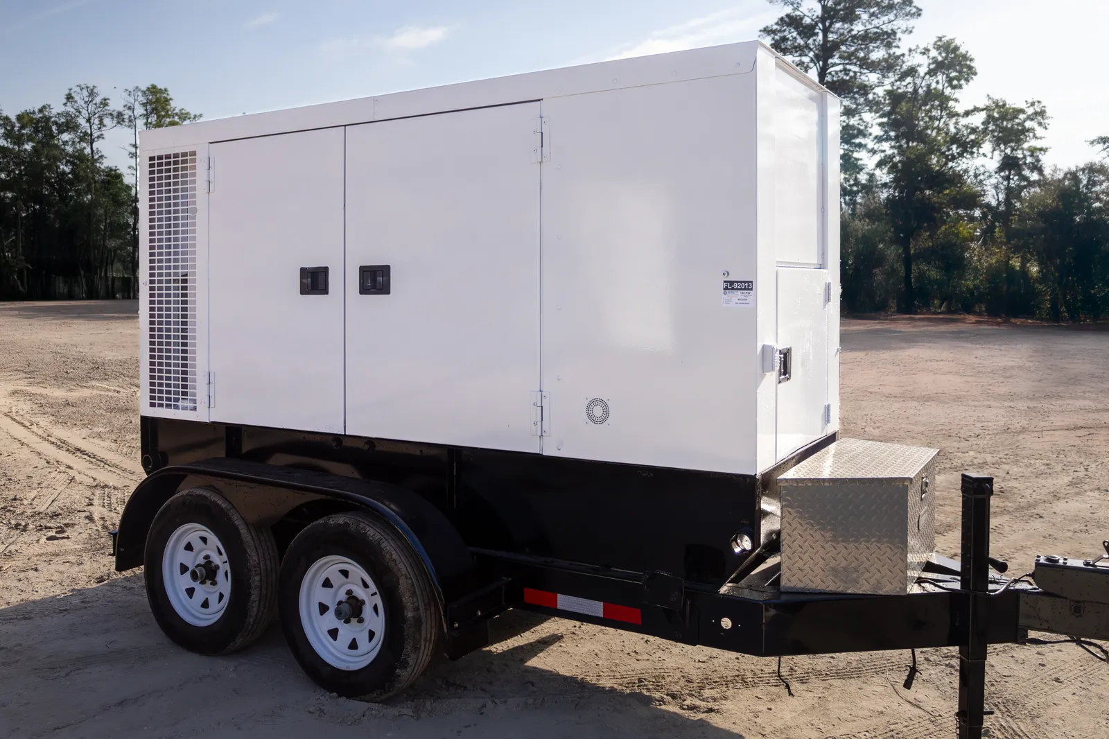 2 140kw baldor industrial generator unit 092013 exterior