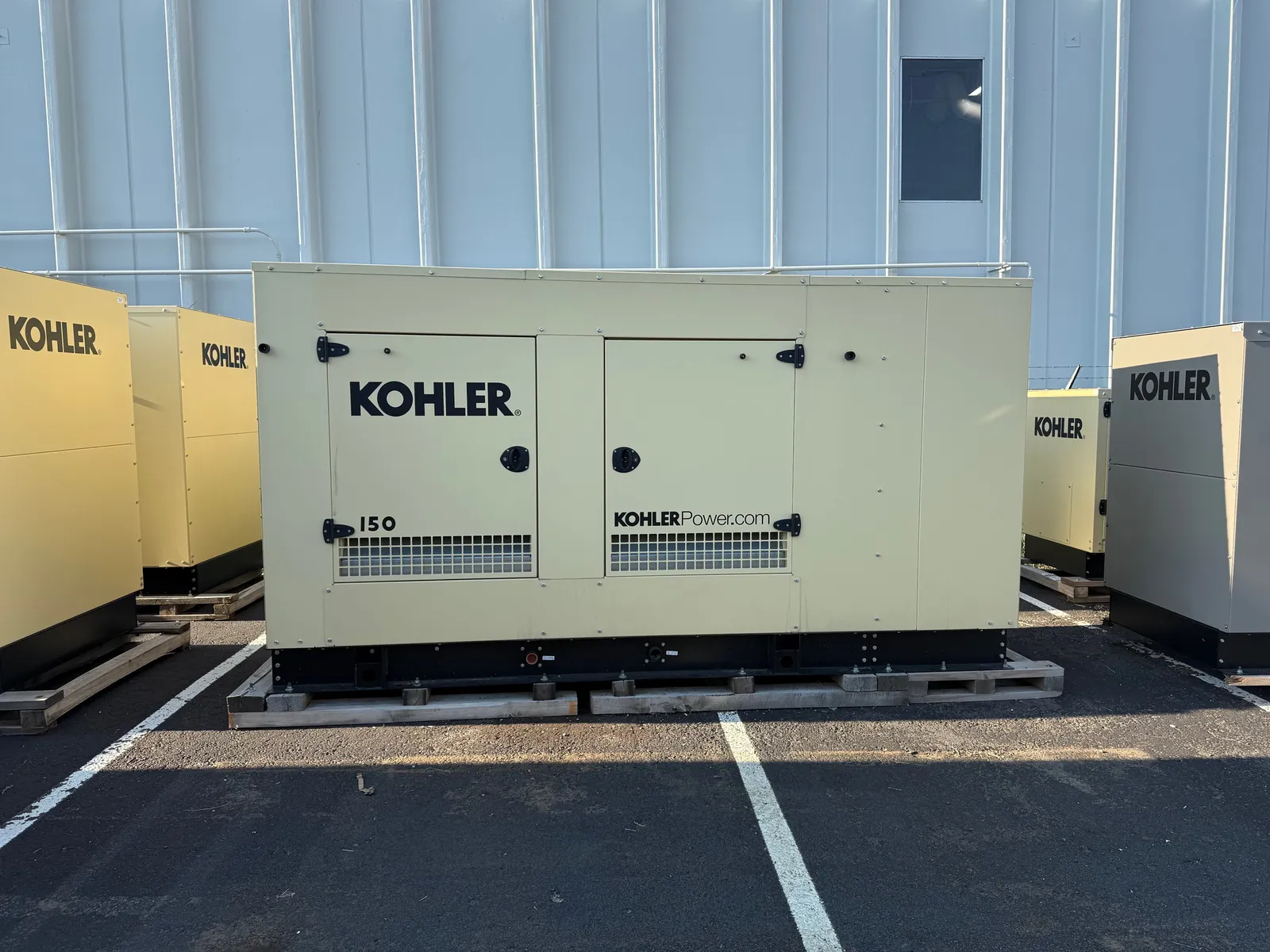 2 150kw kohler industrial generator unit 092699 exterior