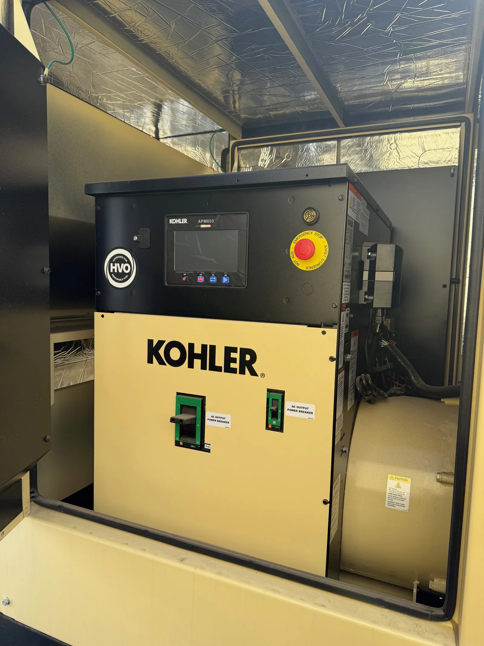 2 150kw kohler industrial generator unit 092700 exterior