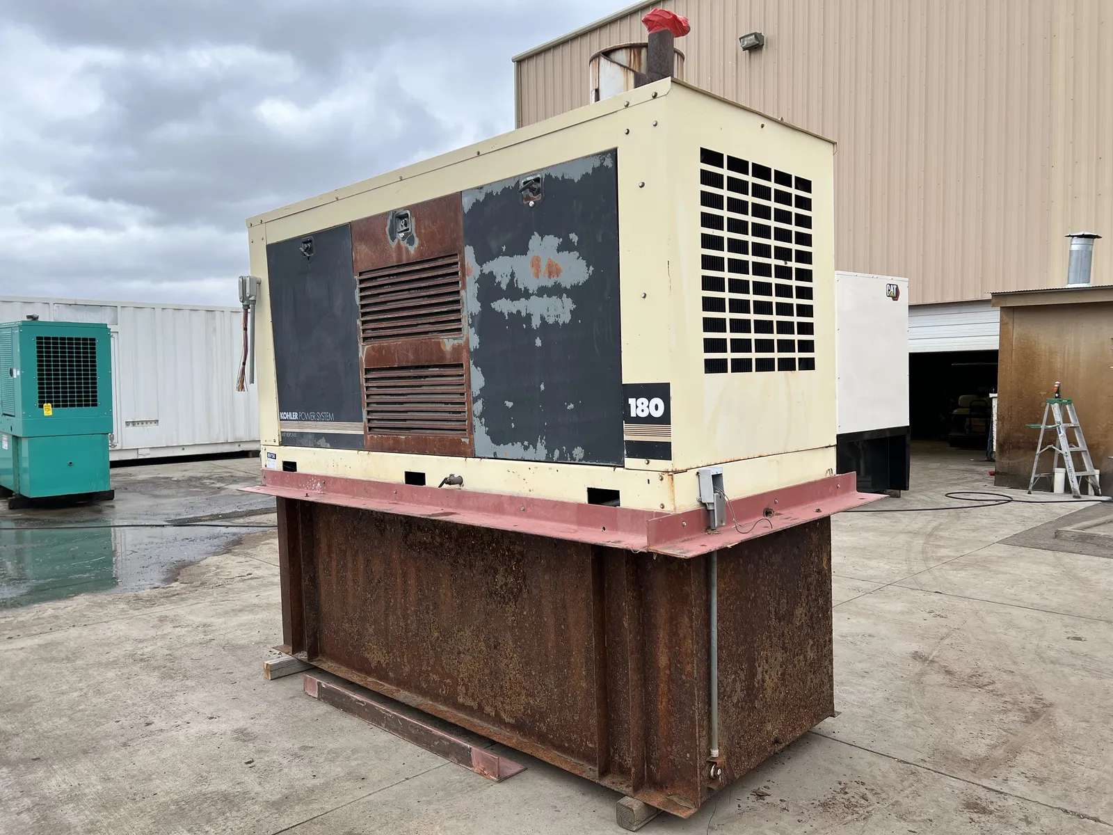 2 180kw kohler industrial generator unit 089756 exterior