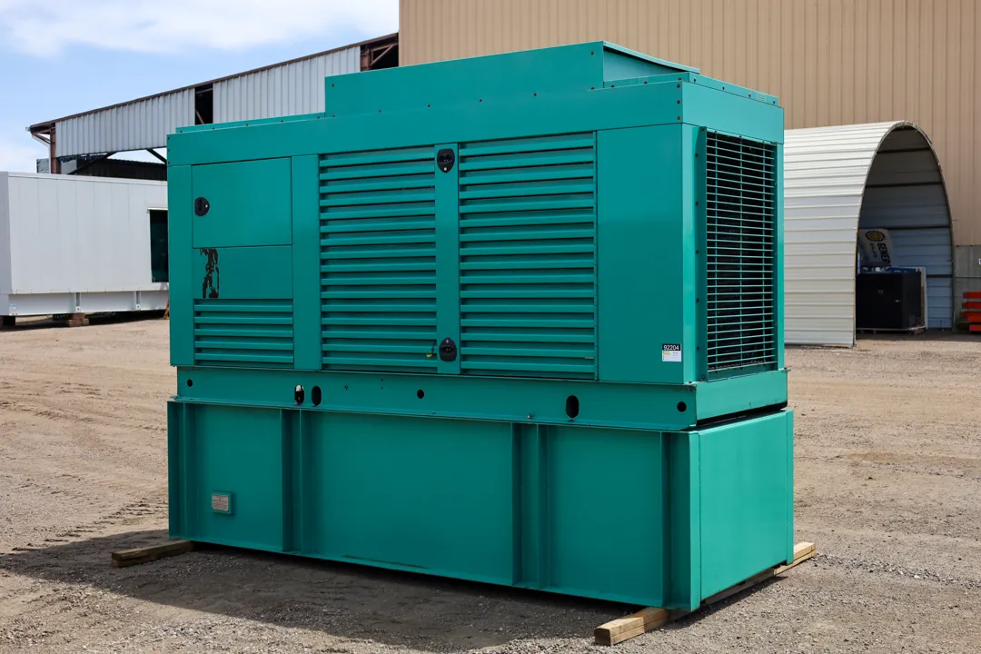 2 300kw cummins industrial generator unit 092204 exterior