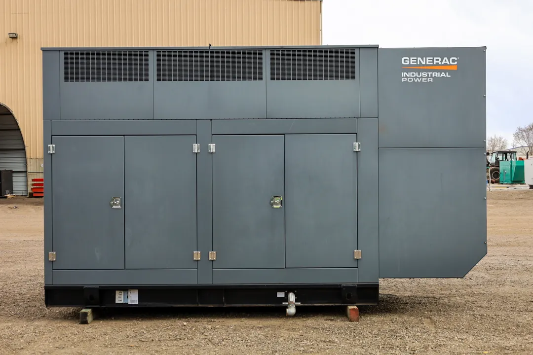 2 300kw generac industrial generator unit 092047 exterior