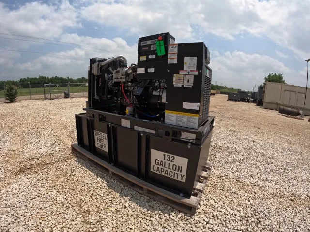 2 30kw generac industrial generator unit 091105 exterior