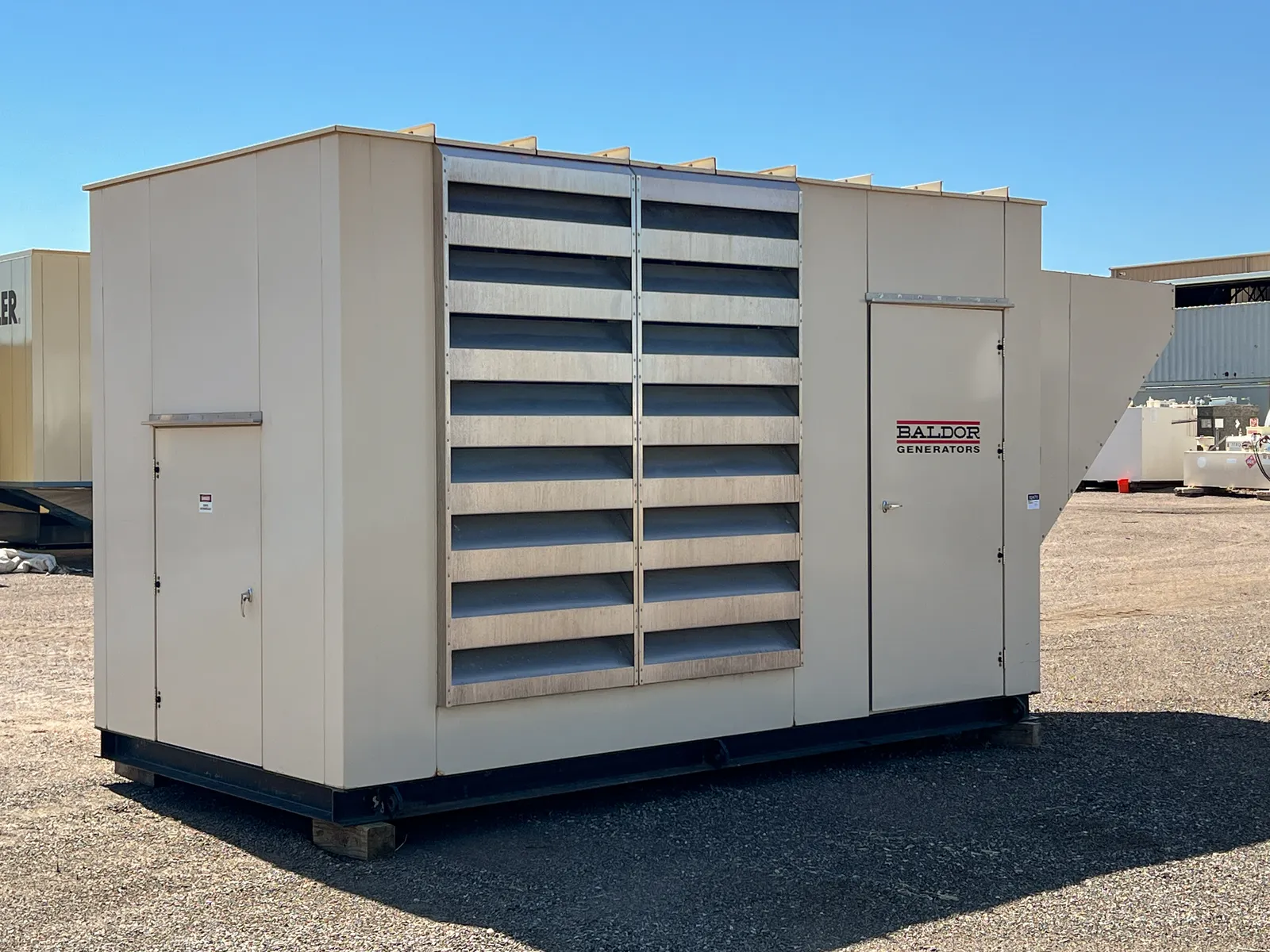 2 332kw baldor industrial generator unit 092470 exterior