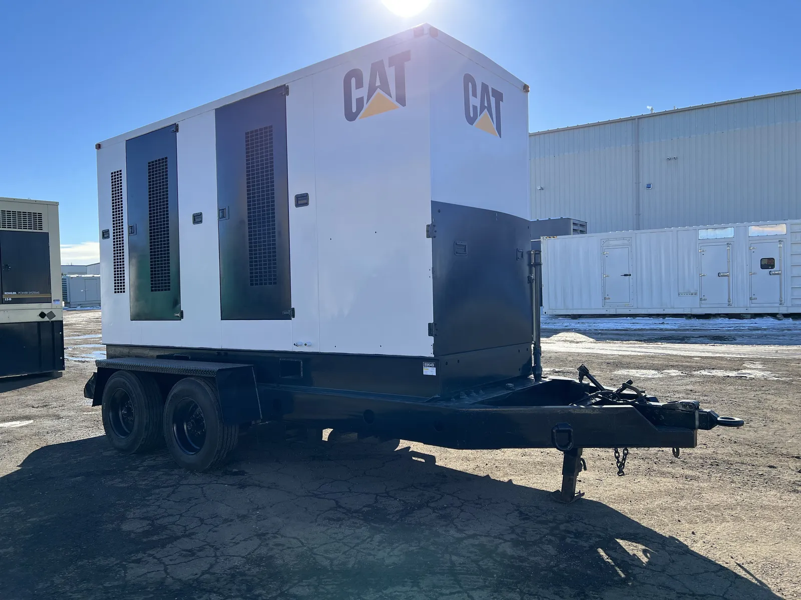 2 350kw caterpillar industrial generator unit 089649 exterior