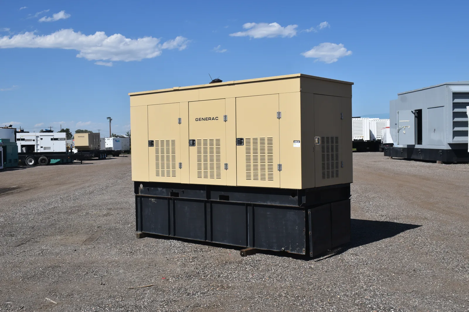 2 350kw generac industrial generator unit 089630 exterior