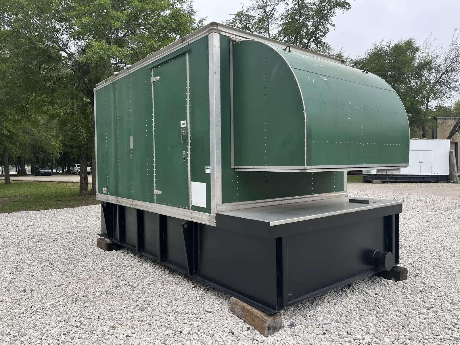 2 400kw generac industrial generator unit 089606 exterior