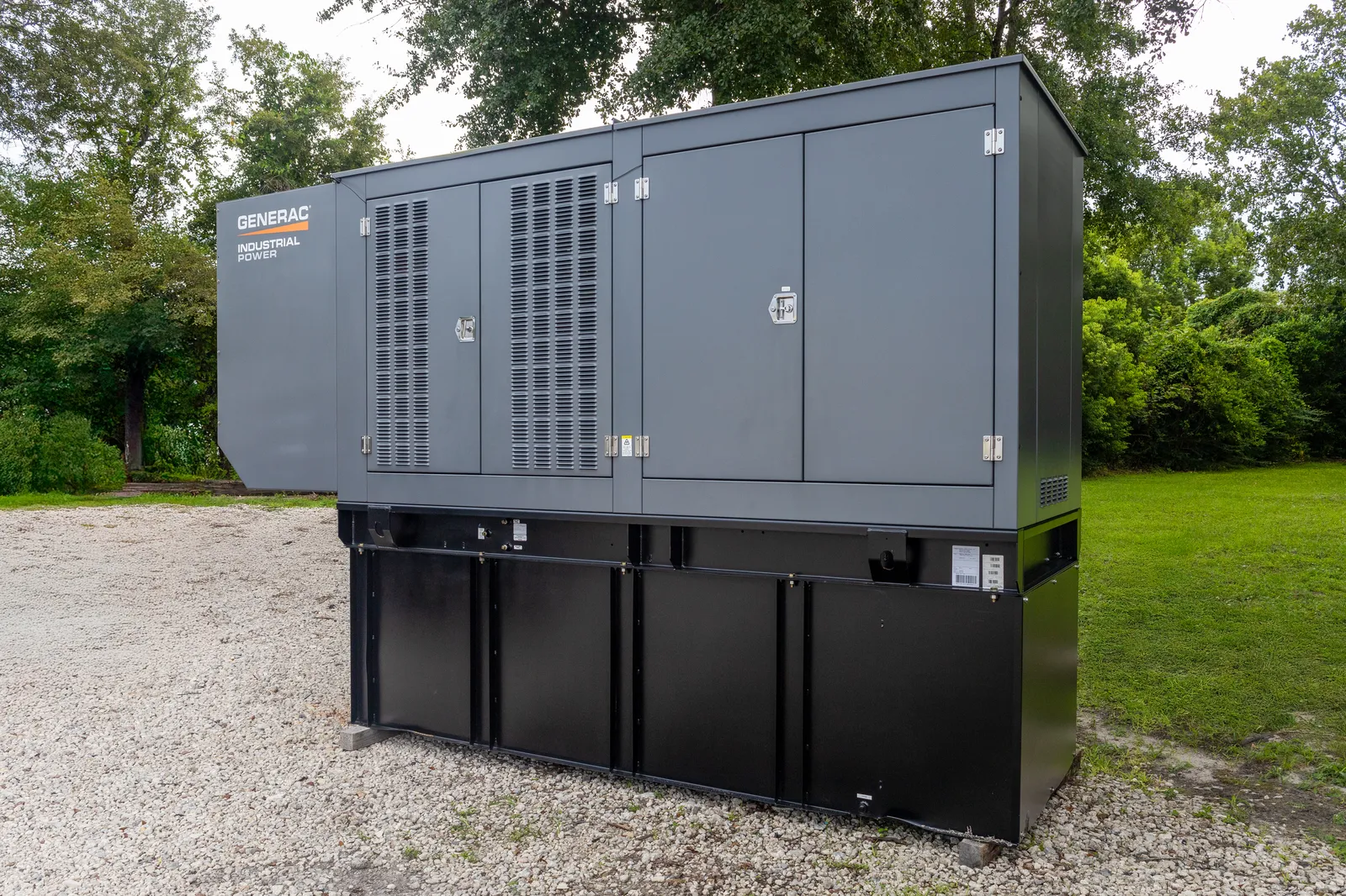 2 400kw generac industrial generator unit 092449 exterior