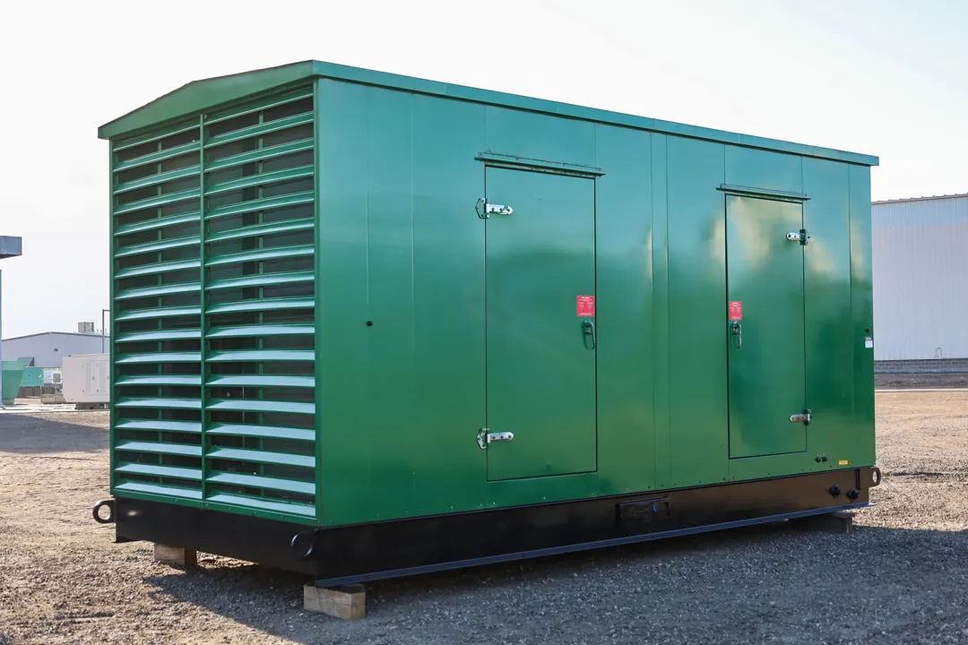 2 500kw caterpillar industrial generator unit 092091 exterior