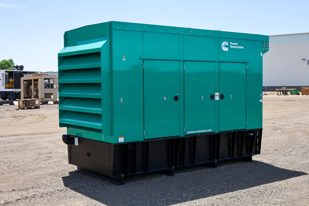 2 500kw cummins industrial generator unit 091486 exterior