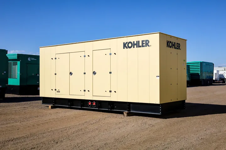 2 500kw kohler industrial generator unit 090301 exterior