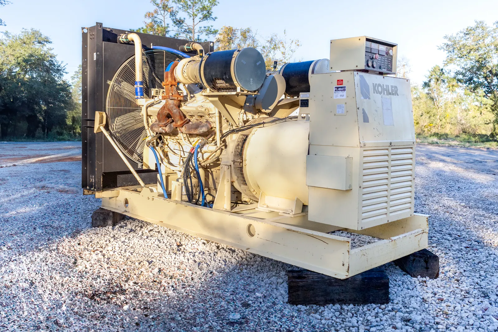 2 500kw kohler industrial generator unit 090477 exterior