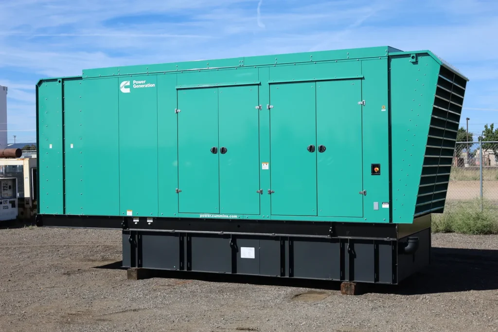 2 800kw cummins industrial generator unit 090350 exterior
