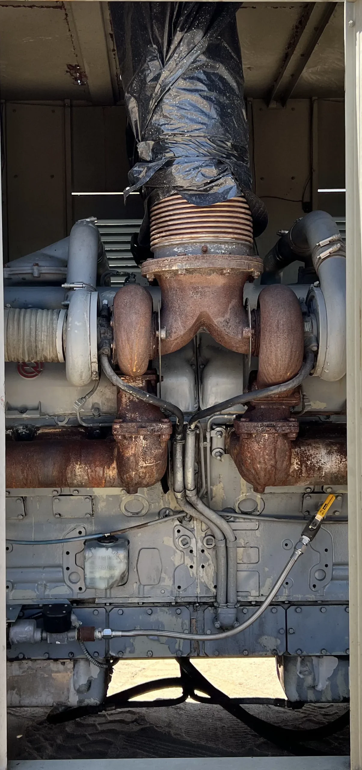 3 1000kw detroit industrial generator unit 089265 engine