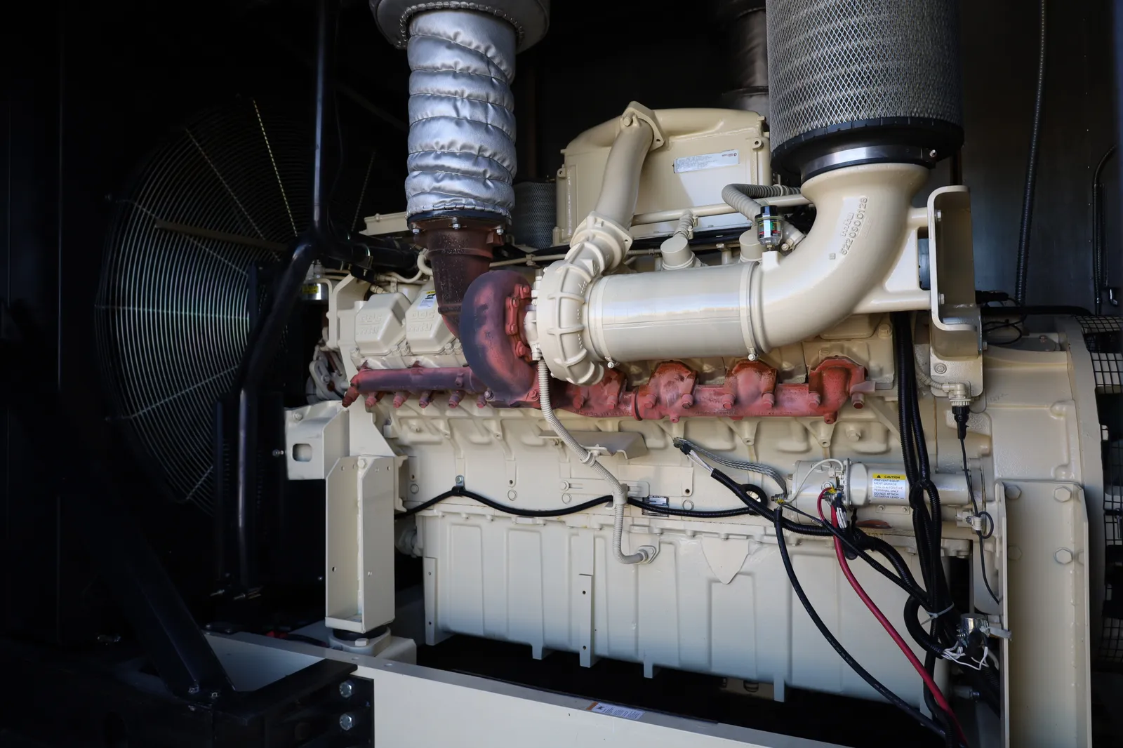 3 1000kw kohler industrial generator unit 090623 engine