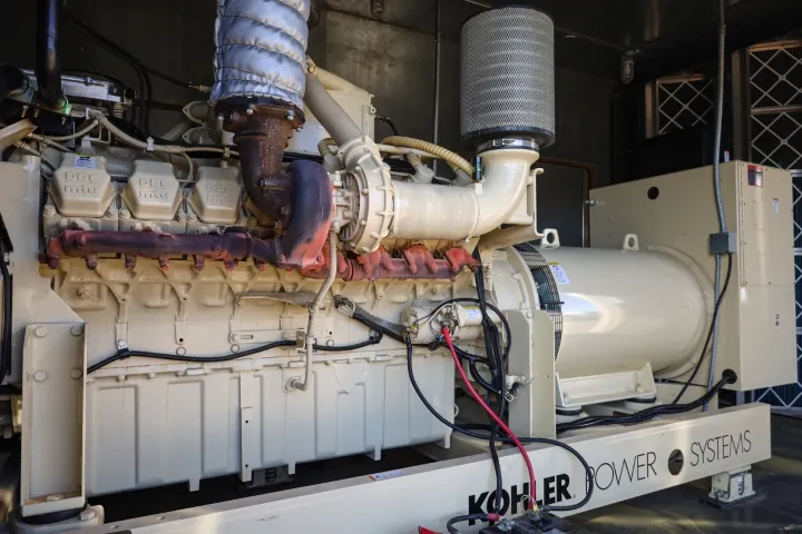 3 1000kw kohler industrial generator unit 090624 engine