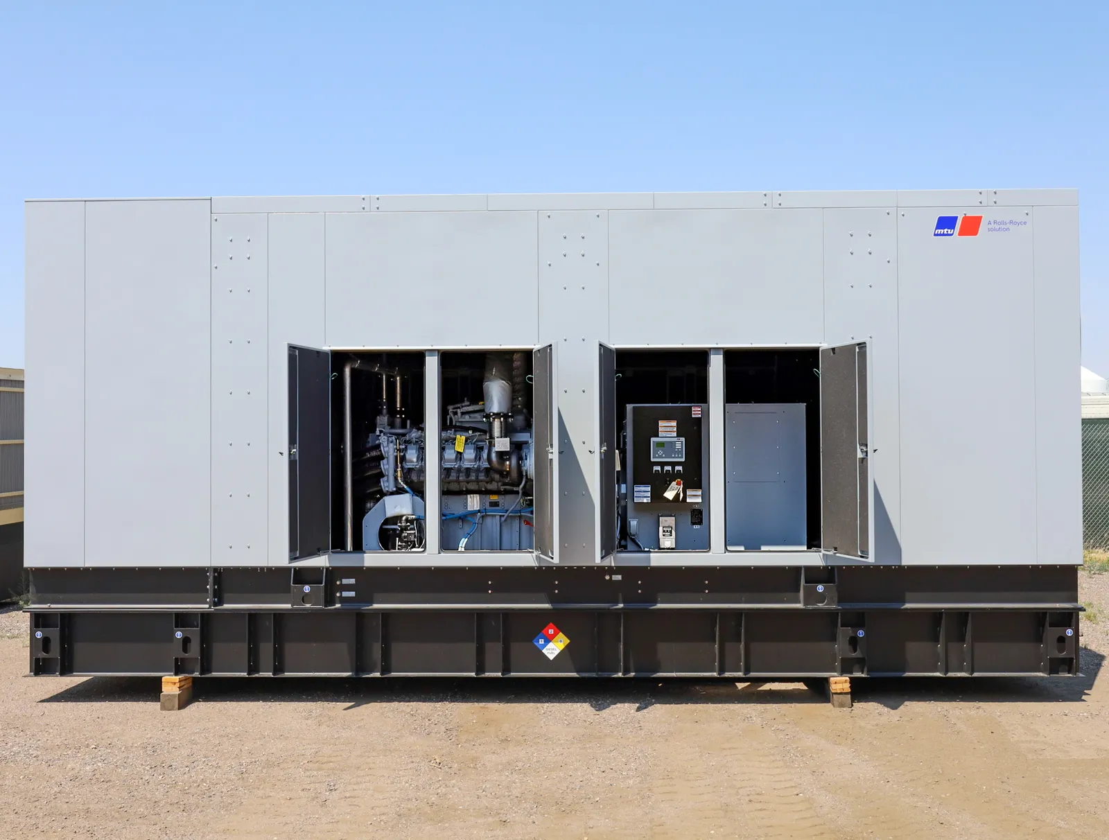 3 1000kw mtu industrial generator unit 090854 engine